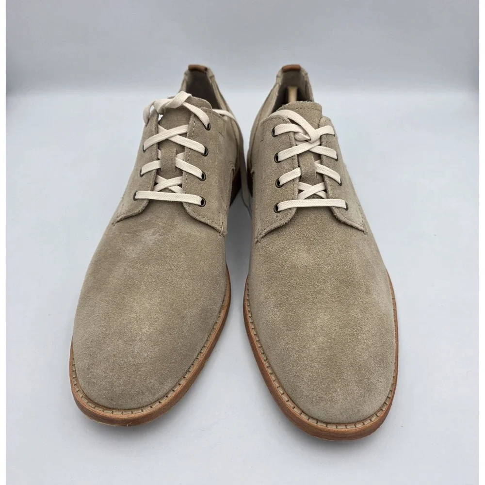 Cole Haan C29705 Mens Feathercraft Grand Oxfords Tan Beige Suede Size 9 M